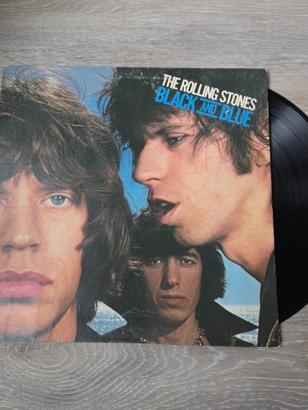 Vintage The Rolling Stones Black and Blue Vinyl LP (1976) Gatefold COC 79104 Cla